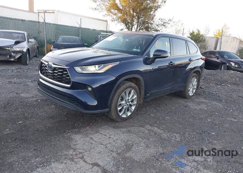 2021 Toyota Highlander Hybrid Limited из США, поврежденный, VIN 5TDXBRCH0MS527893